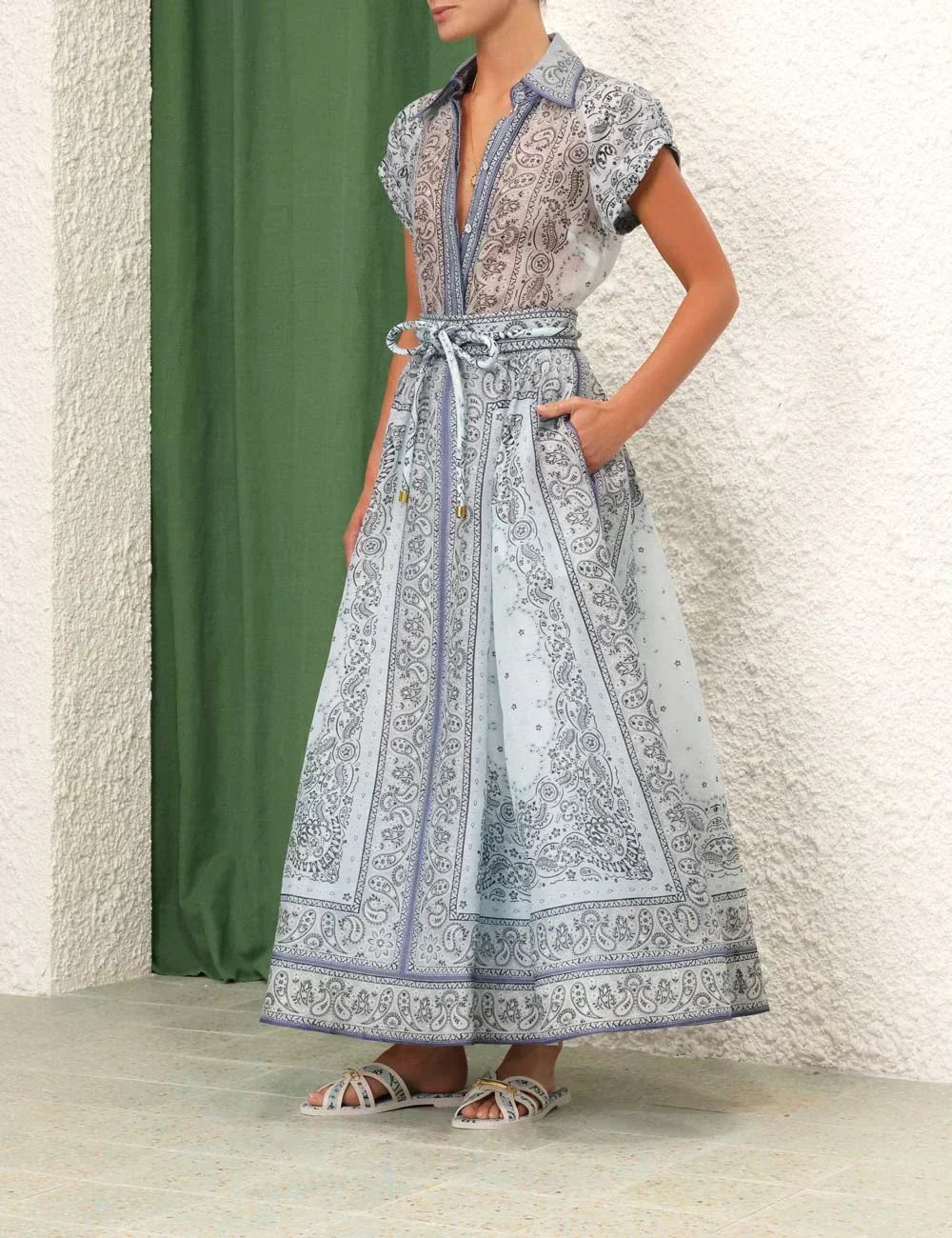 Gina™ | Boho Print Midi Set