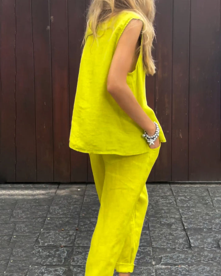 Cindy™ | Relaxed Sleeveless Set