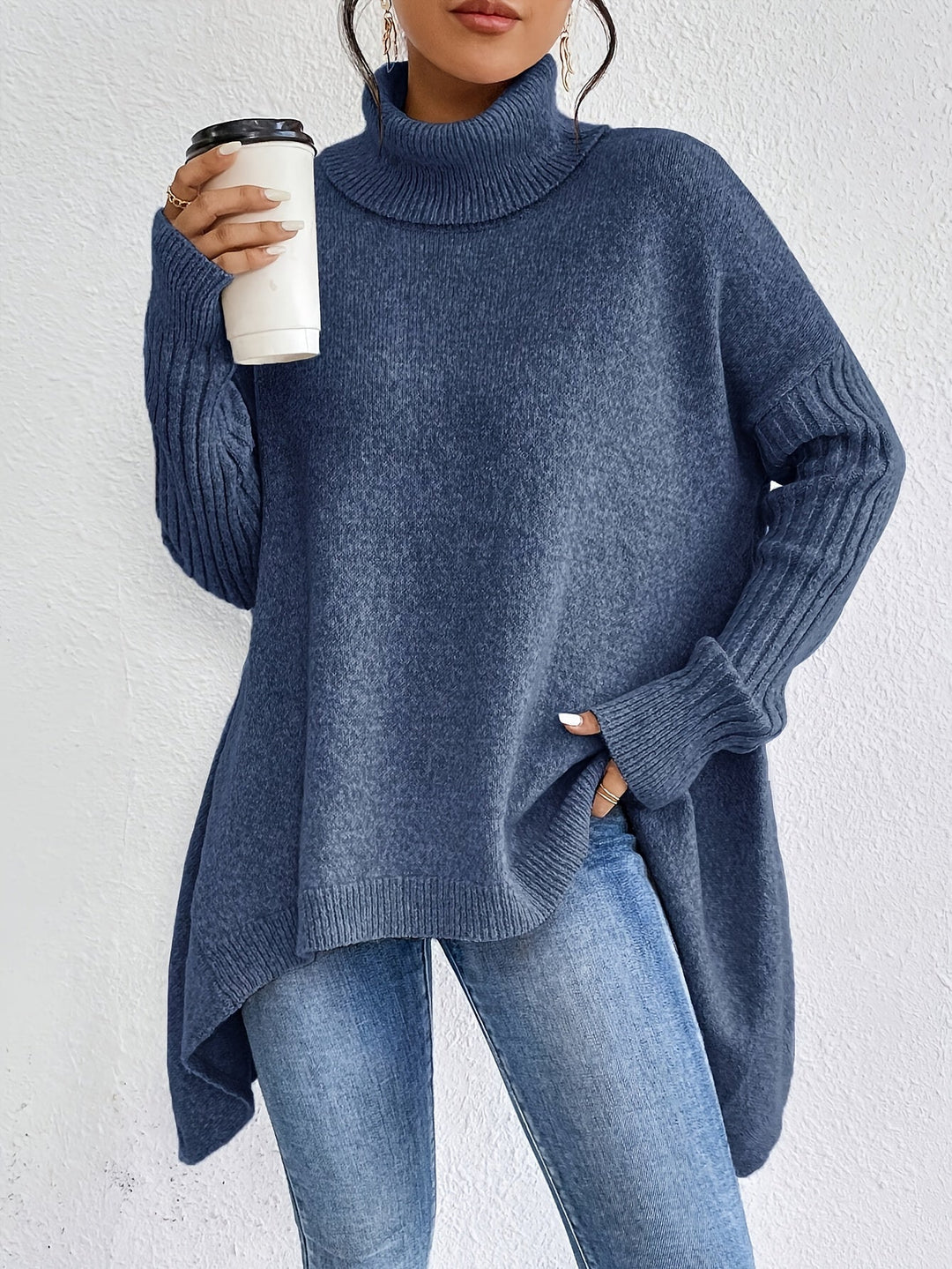 Shelley™ | Asymmetric Drape Jumper