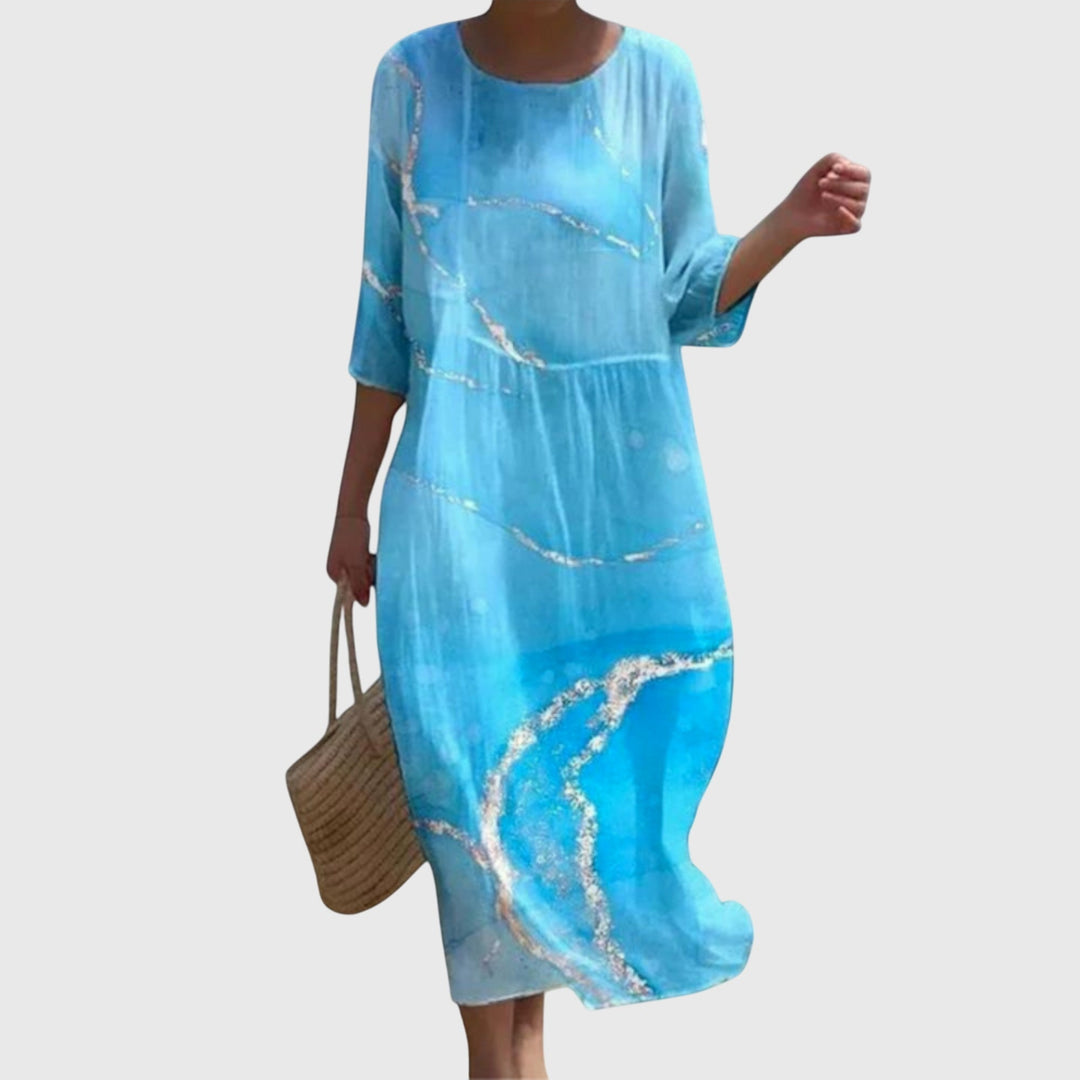 Rebecca™ | Flowing Floral Maxi Dress