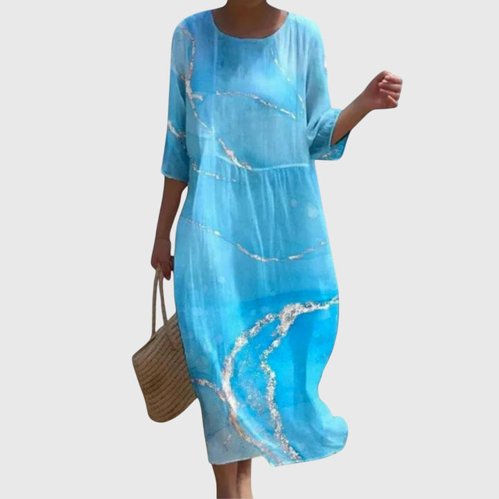 Rebecca™ | Flowing Floral Maxi Dress