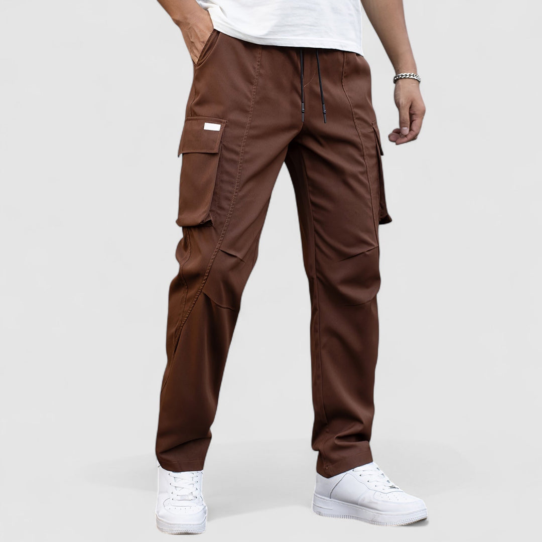 Michael Sydney men's waterproof stretch cargo pants, front view