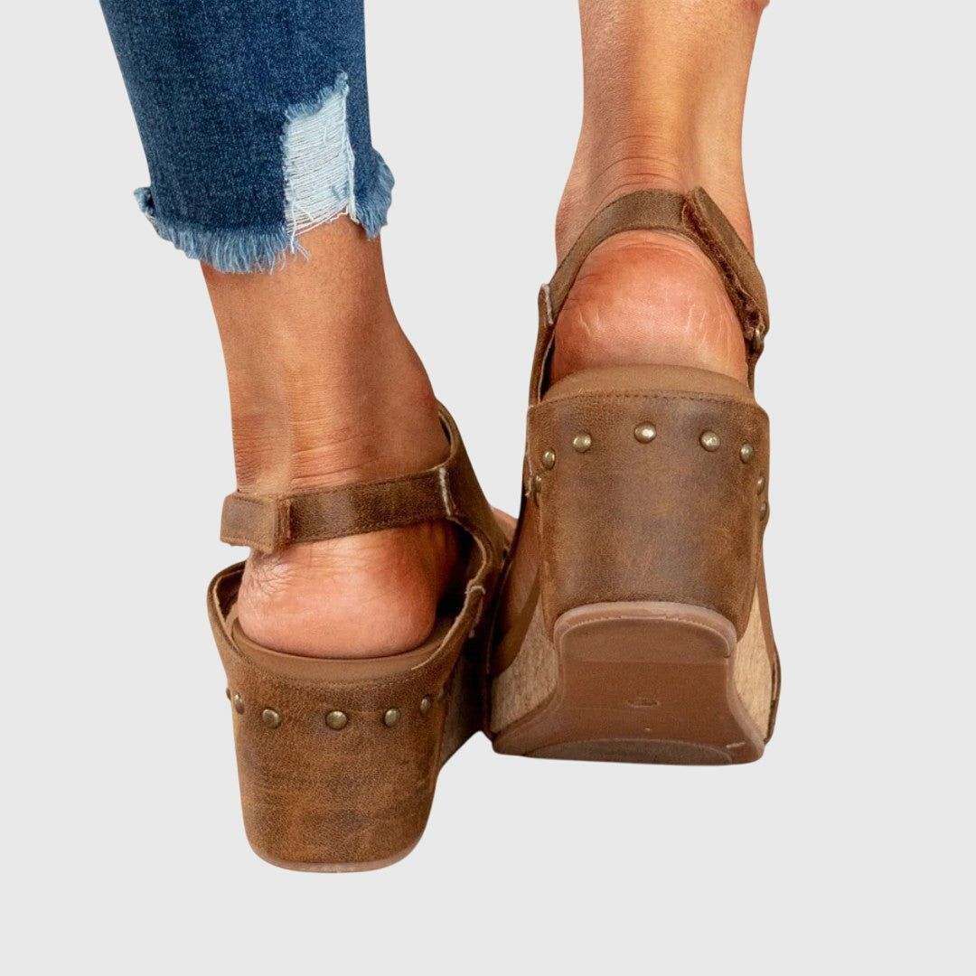 Jasmine™ | Cork Wedge Sandals