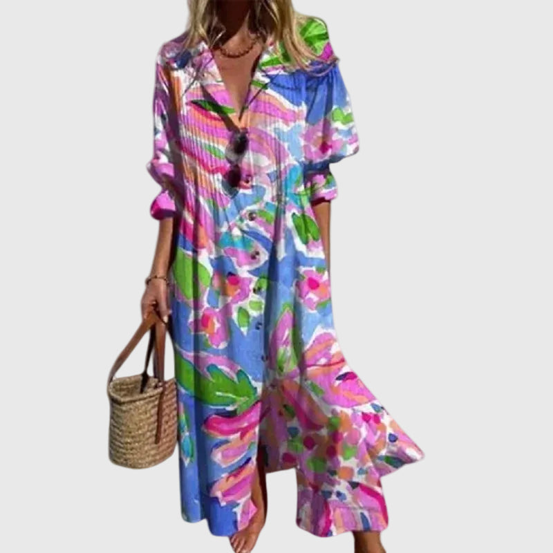 Nicole™ | Boho Maxi Dress