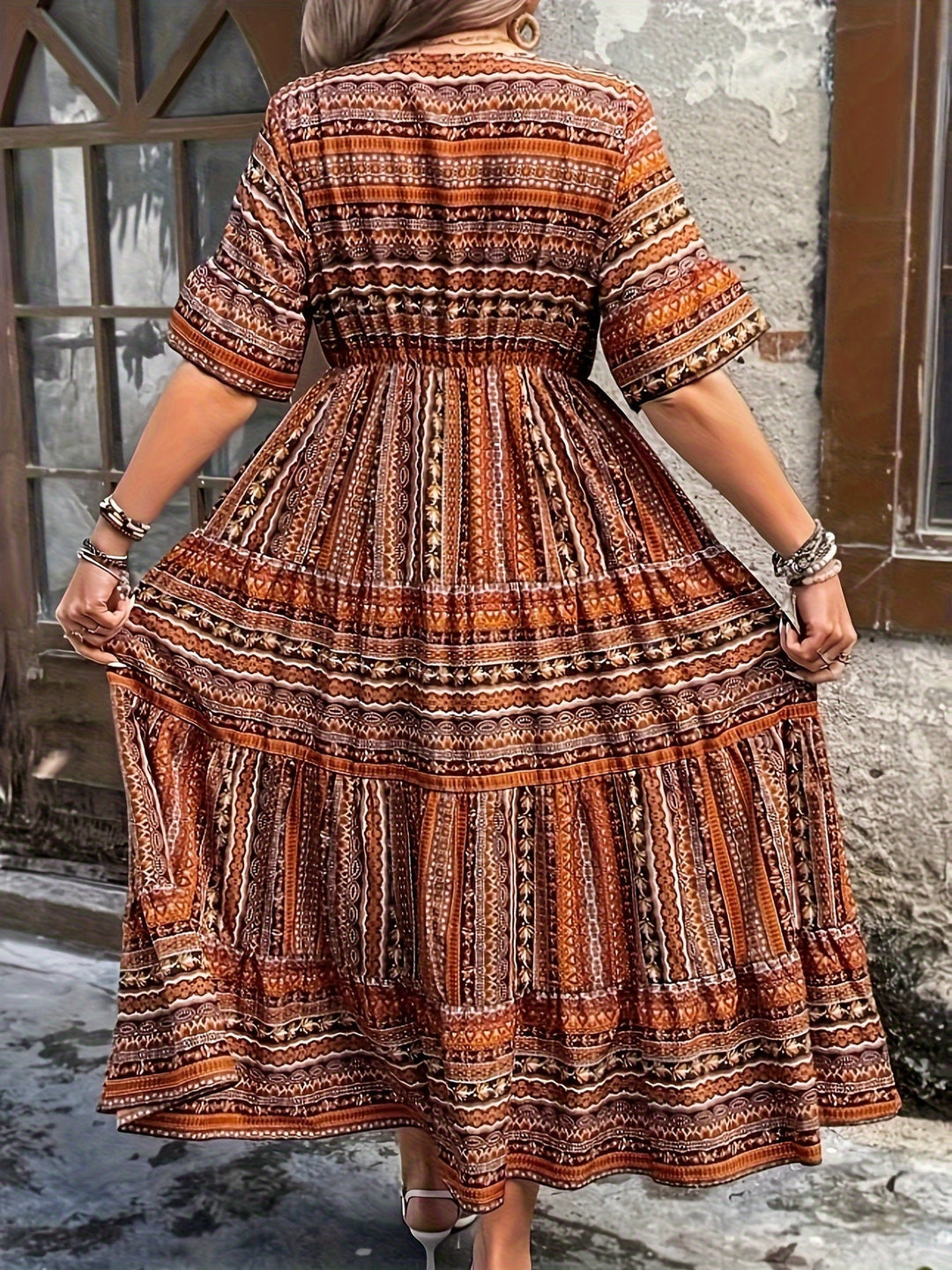 Victoria™ | Flowing Bohemian Maxi Dress