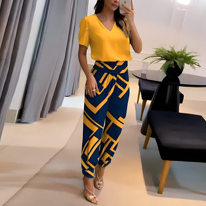 Megan™ | Blouse & Pant Set