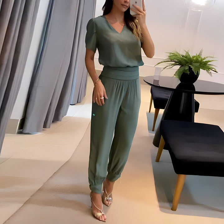 Megan™ | Blouse & Pant Set
