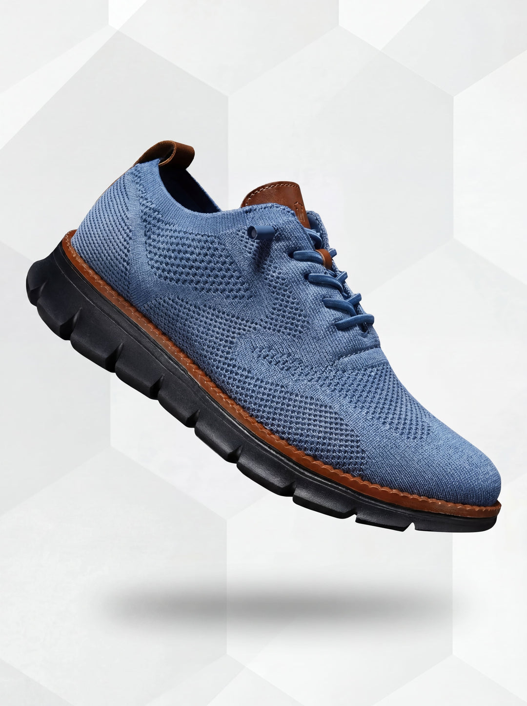 Michael Sydney men's sneakers in Blue/Black, front view
