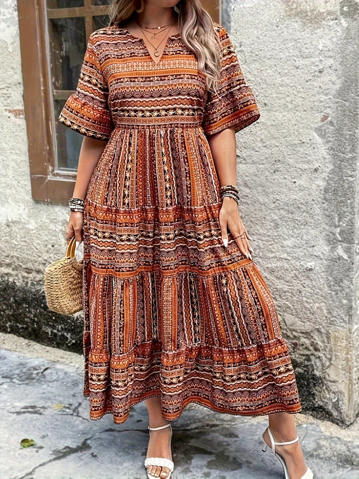 Victoria™ | Flowing Bohemian Maxi Dress