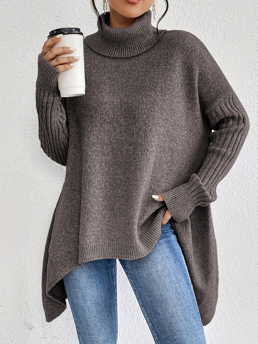 Shelley™ | Asymmetric Drape Jumper