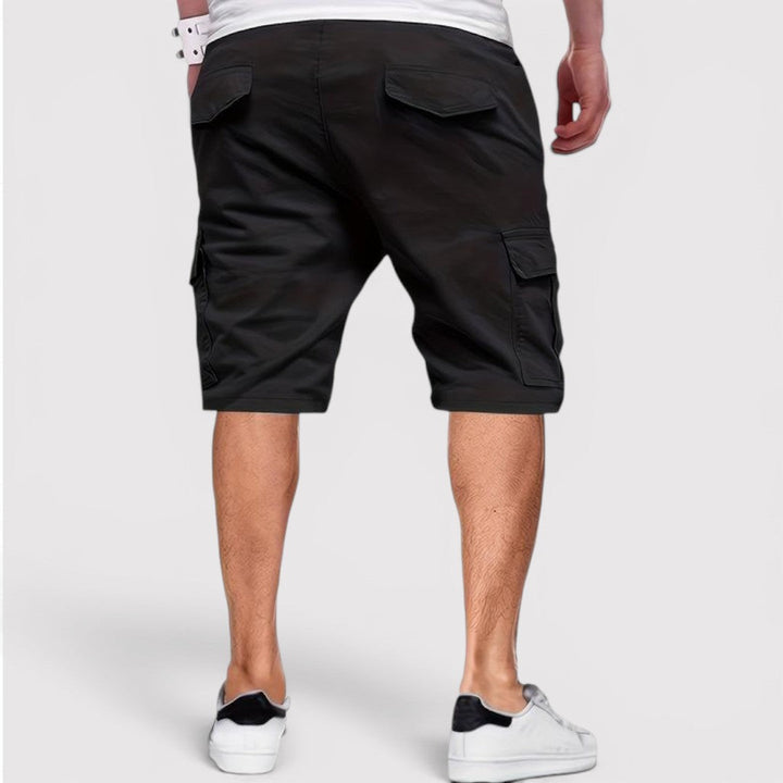 Michael Sydney men's functional cargo shorts, front view