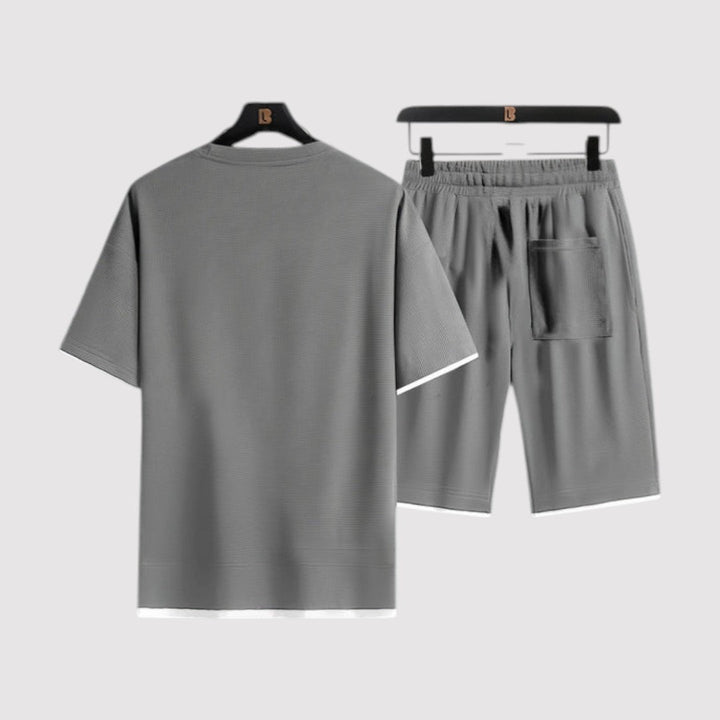 Michael Sydney men's t-shirt and shorts set, front view