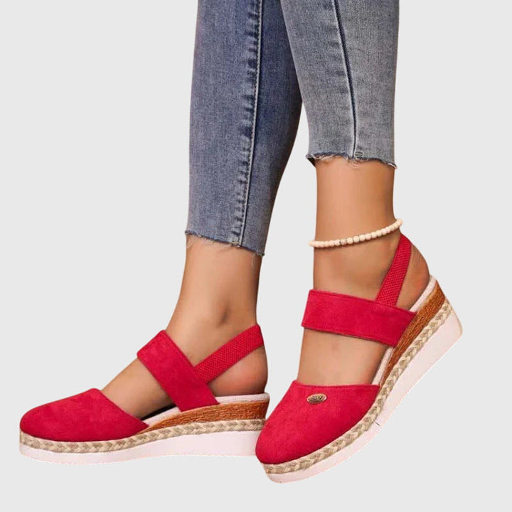 Rosalie™ | Closed Toe Wedge Espadrilles