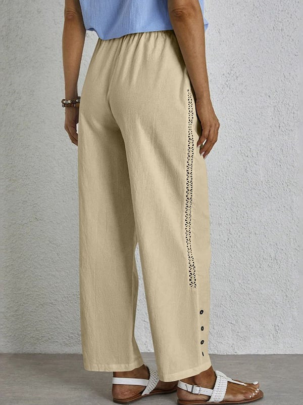 Zoe™ | Relaxed Button Pants