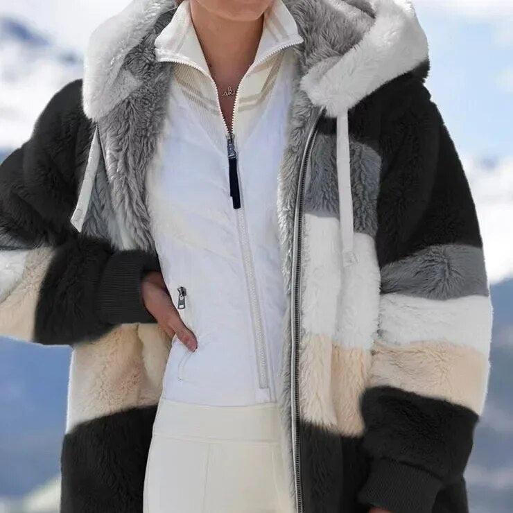 Nora™ | Colour Block Hooded Jacket