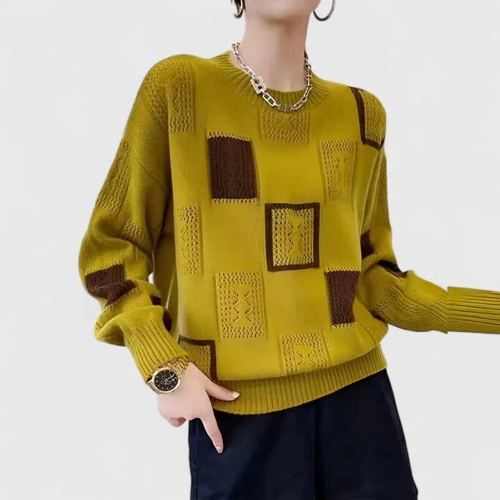 Stella™ | Geometric Openwork Jumper
