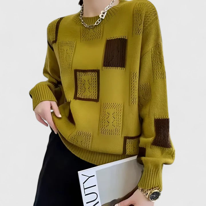 Stella™ | Geometric Openwork Jumper