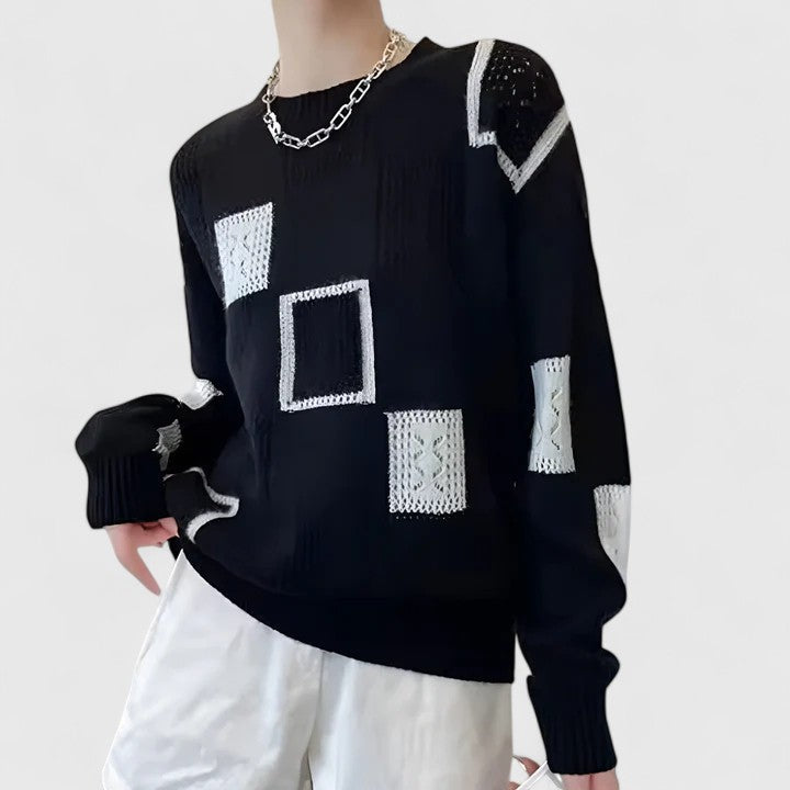 Stella™ | Geometric Openwork Jumper
