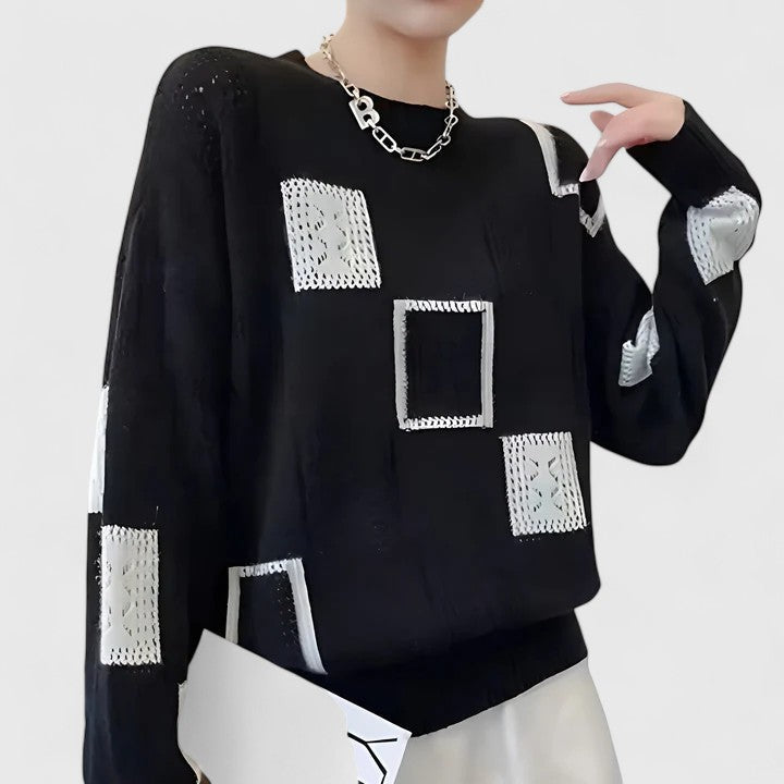 Stella™ | Geometric Openwork Jumper