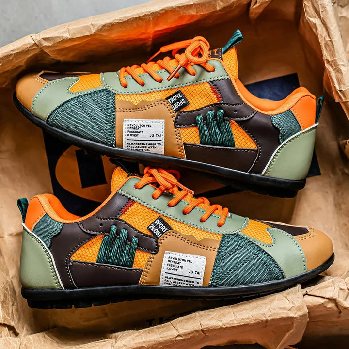 Darren Retro Colour-Block Sneakers