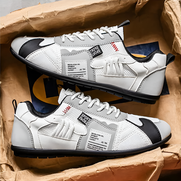Darren Retro Colour-Block Sneakers