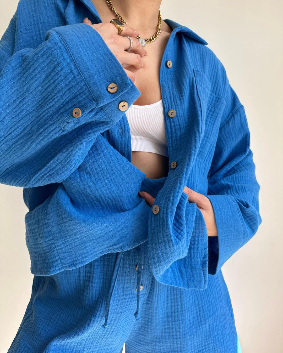 Dawn™ | Airy Shirt & Shorts Set