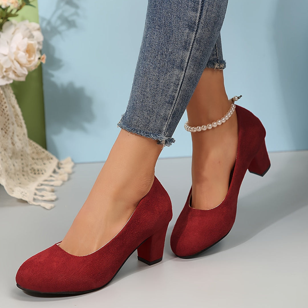 April™ | Sturdy Block Heels