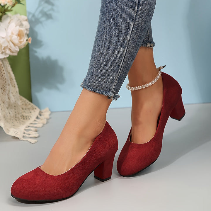 April™ | Sturdy Block Heels