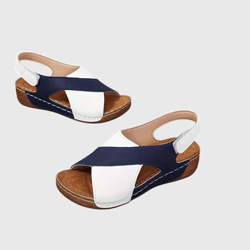 Julie™ | Cross-Strap Comfort Sandals