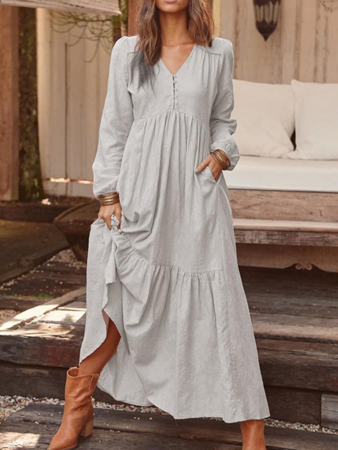 Fiona™ | Tiered Maxi Dress