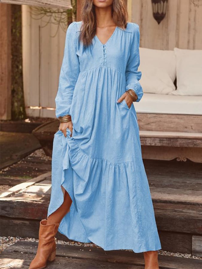 Fiona™ | Tiered Maxi Dress