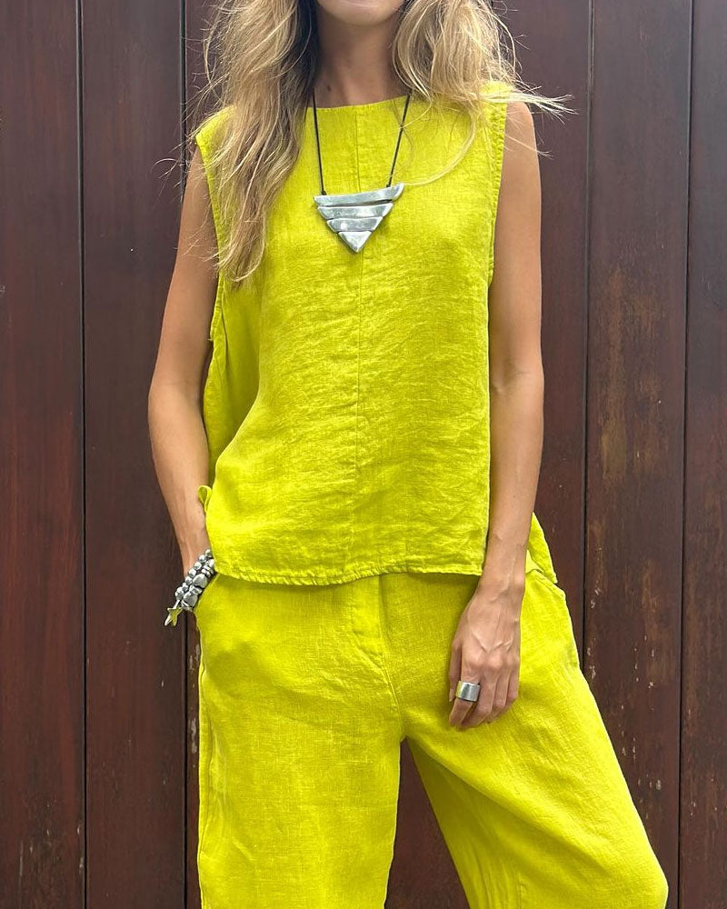 Cindy™ | Relaxed Sleeveless Set