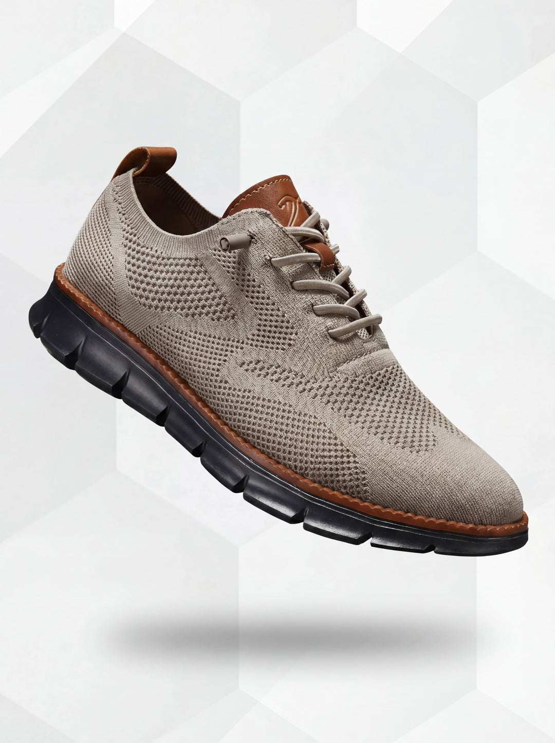 Michael Sydney men's sneakers in Khaki/Black, front view