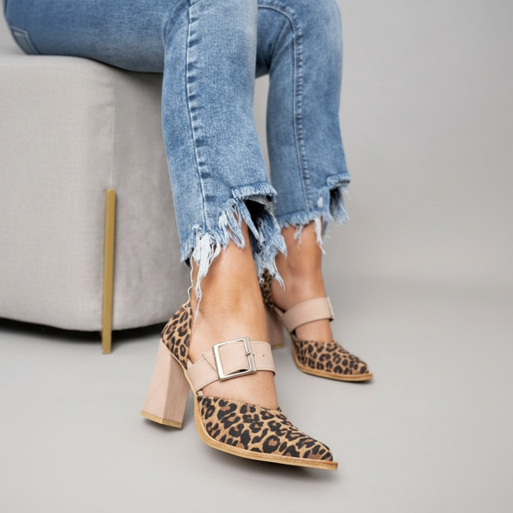 Kelly™ | Leopard Pointed Heels