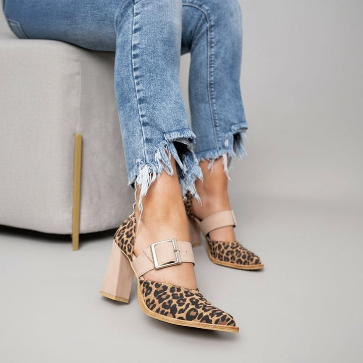 Kelly™ | Leopard Pointed Heels