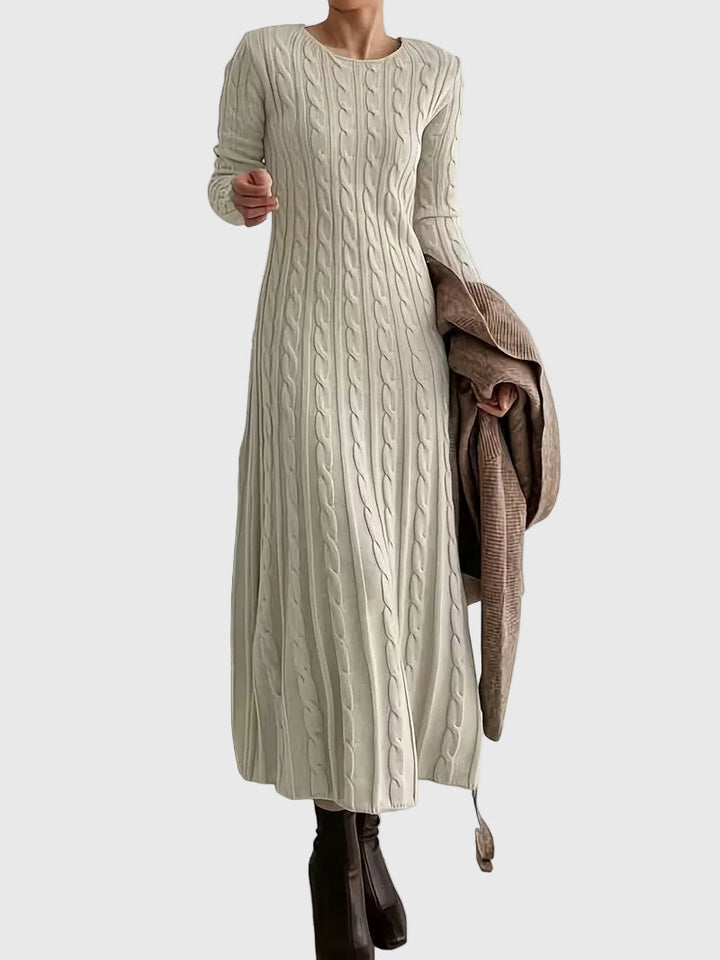 Emily™ | Cable-Texture Maxi Dress