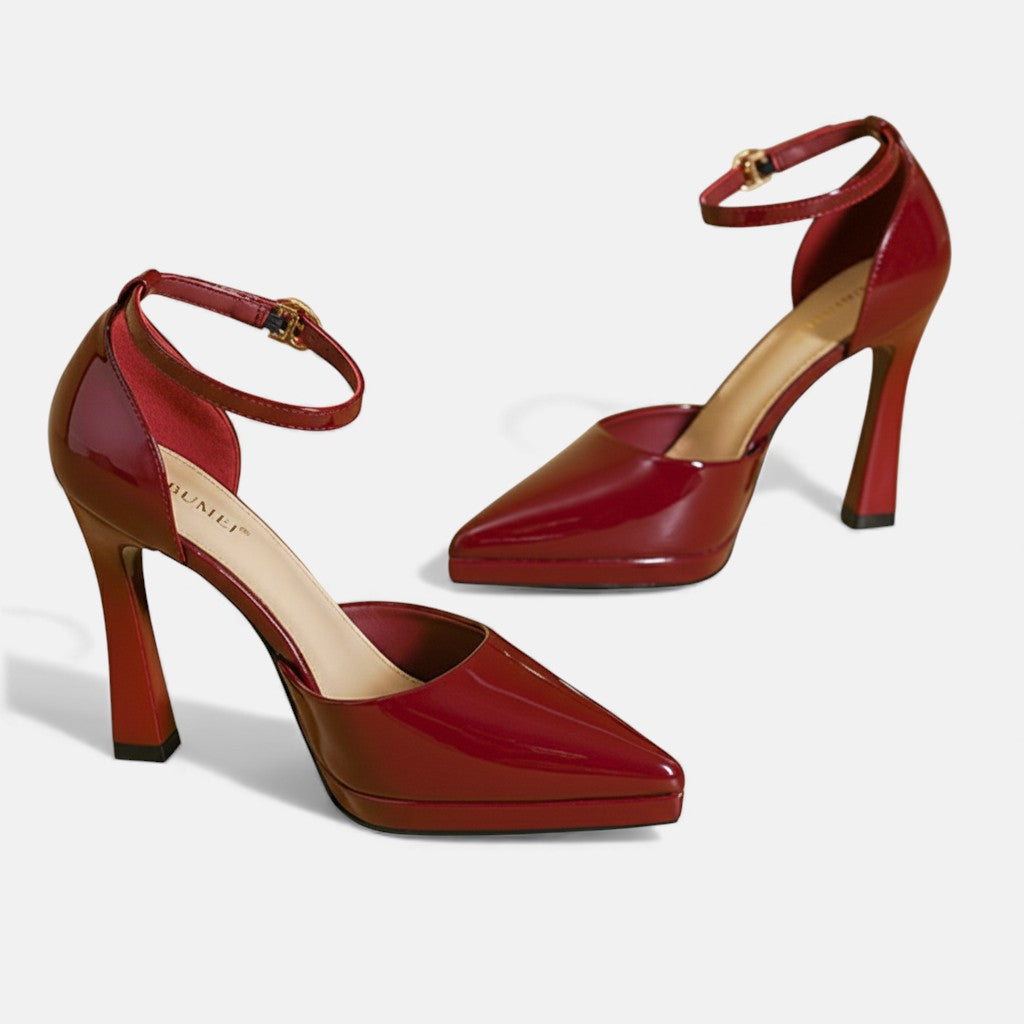 Lori™ | Pointed Ankle-Strap Pumps
