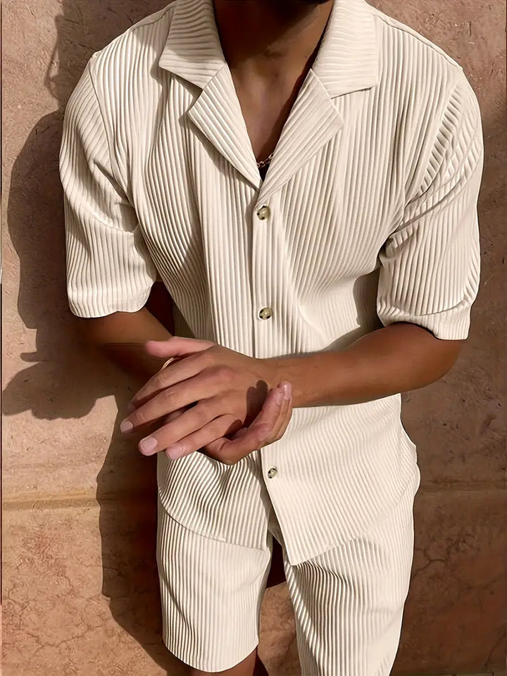 Michael Sydney men's summer set, front view