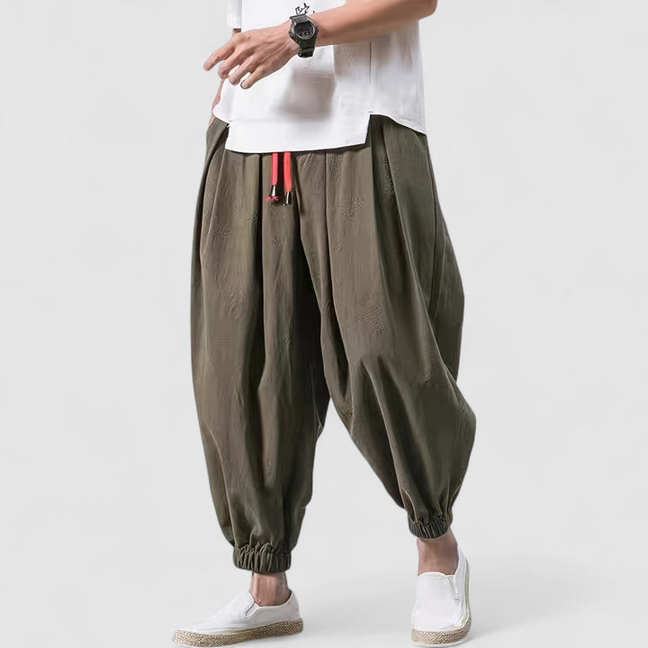 Michael Sydney men's Loose-fit pants, front view