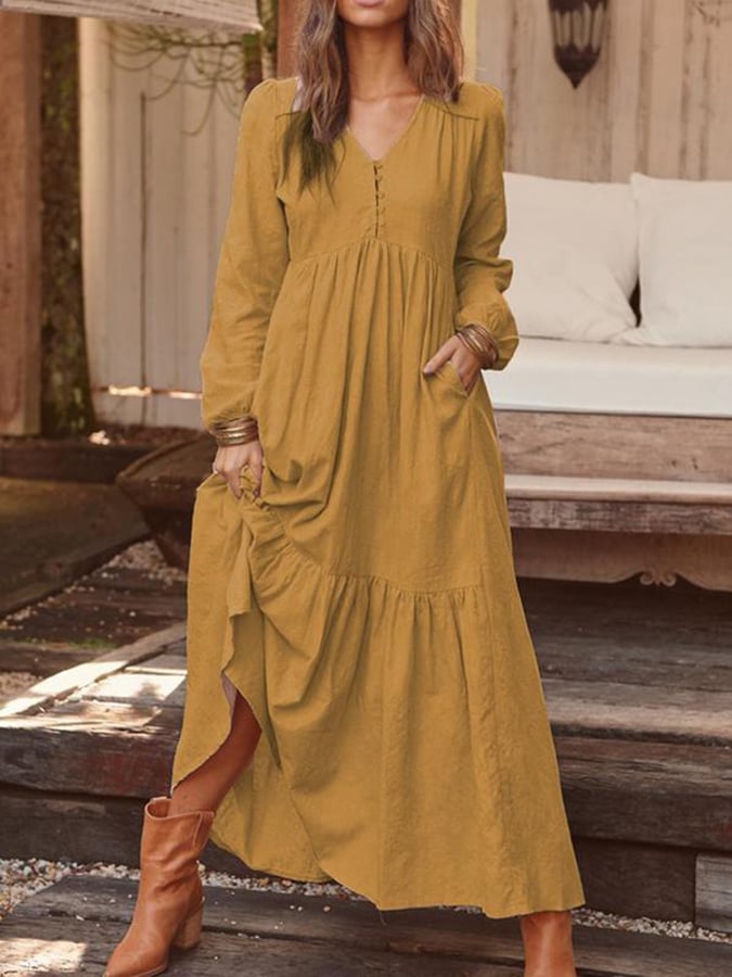 Fiona™ | Tiered Maxi Dress