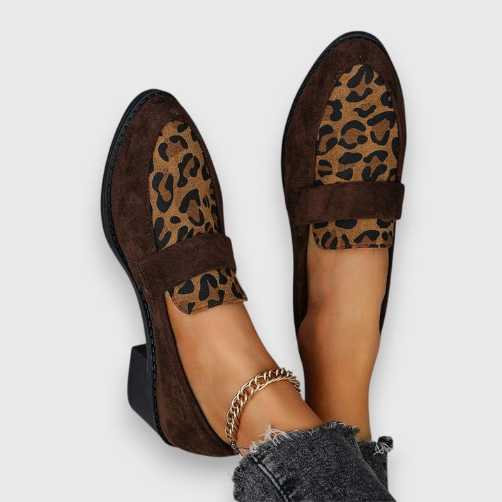 Louise™ | Leopard Print Loafers