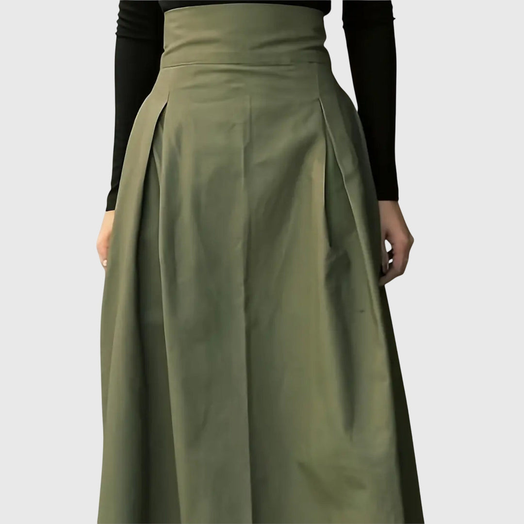Nancy™ | Flared Midi Skirt