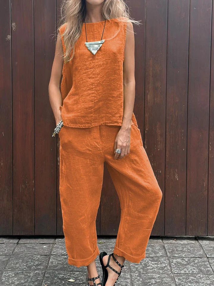 Cindy™ | Relaxed Sleeveless Set