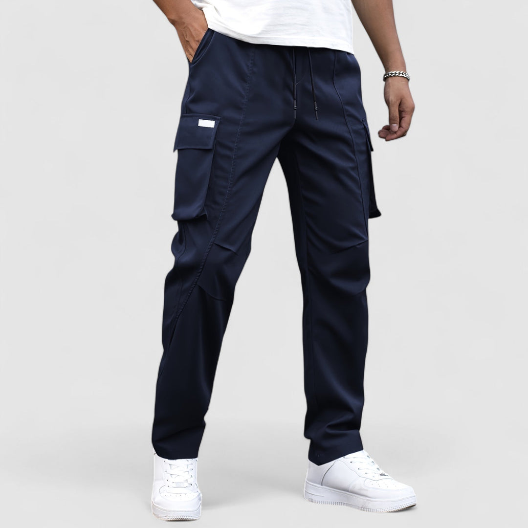 Michael Sydney men's waterproof stretch cargo pants, front view