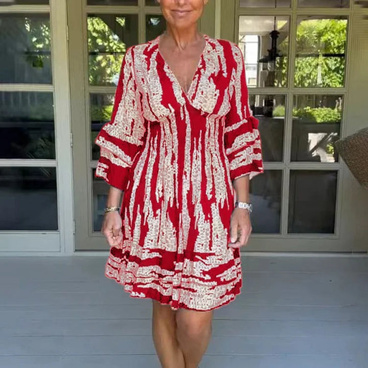 Lynn™ | Boho Print Mini Dress