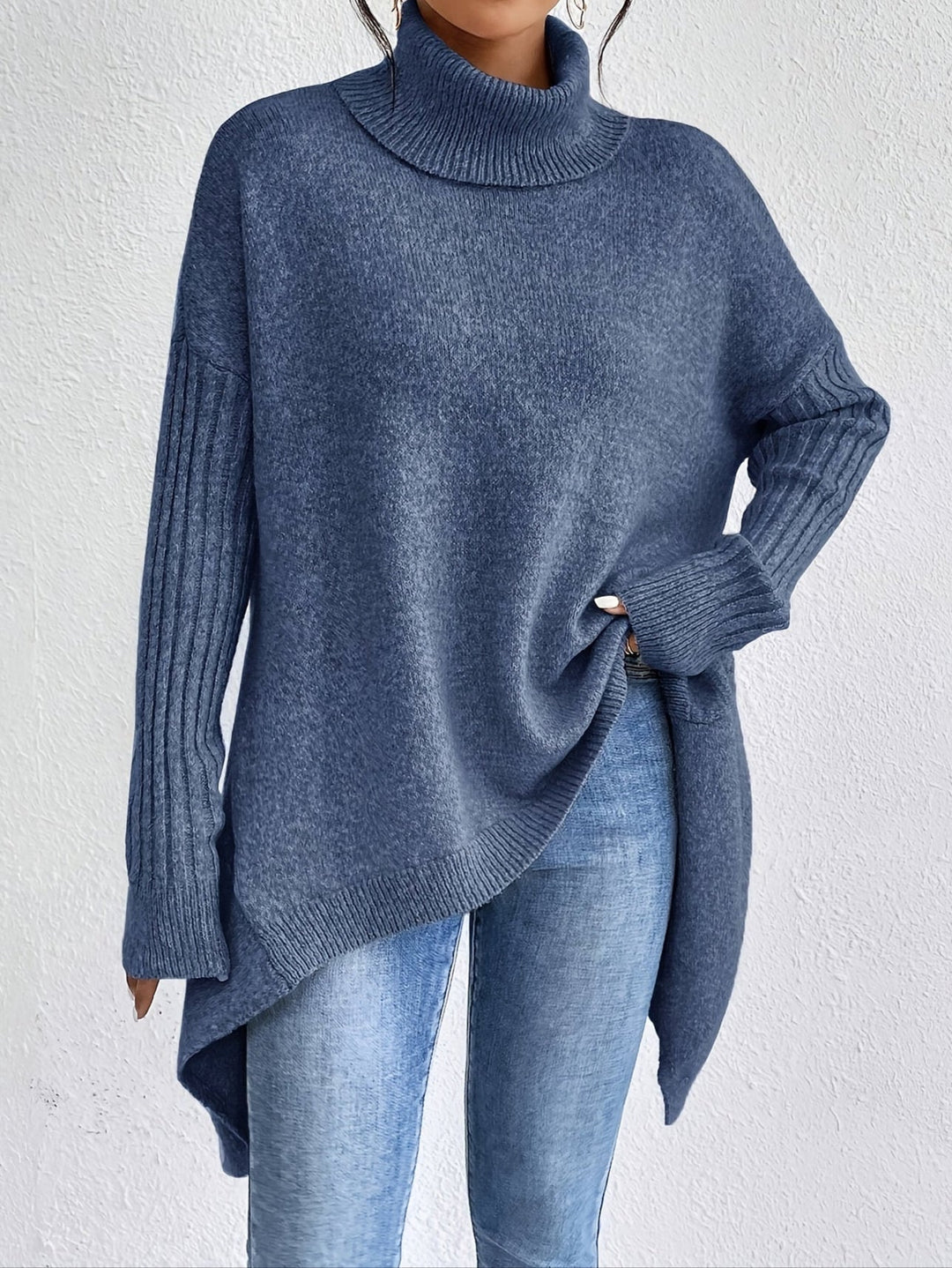 Shelley™ | Asymmetric Drape Jumper