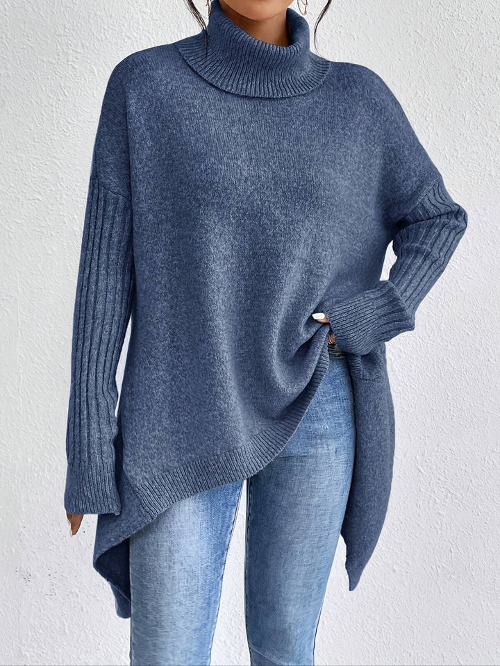 Shelley™ | Asymmetric Drape Jumper