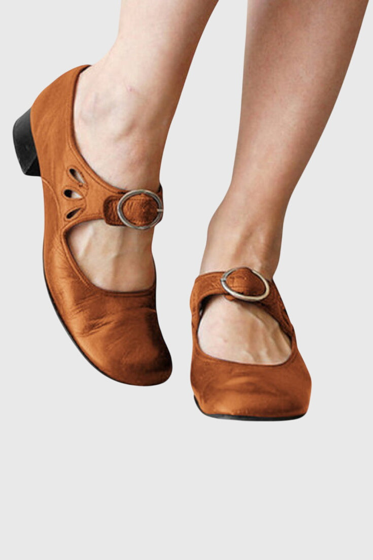 Alana™ | Low Heel Mary Janes