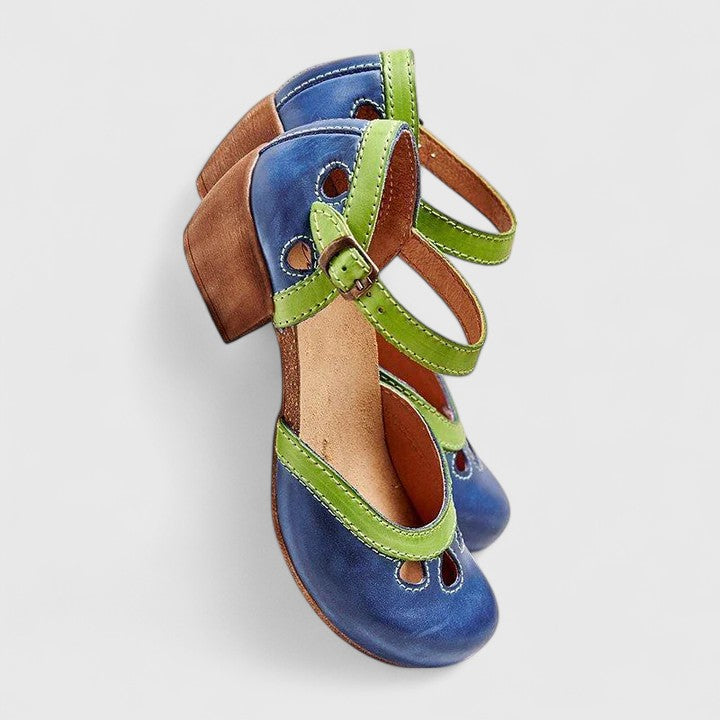 Leanne™ | Retro Block Heels
