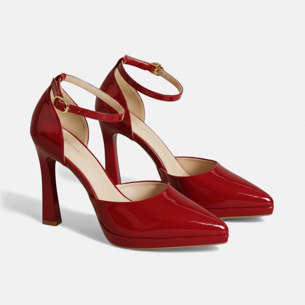 Lori™ | Pointed Ankle-Strap Pumps